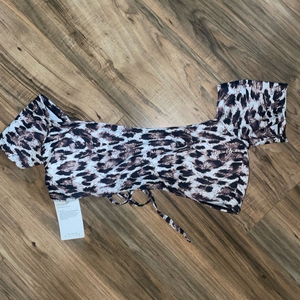 Leopard Print bikini top new with tags - Picture 7 of 16
